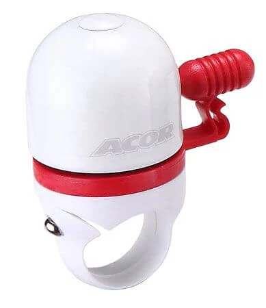 Acor ABE21202 gyorsrögzítős kapszula alu csengő, fehér-piros