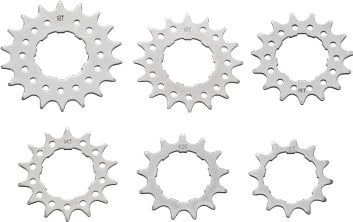 Acor AFW2901 talp nélküli kazettás single speed hátsó lánckerék, acél, 17T