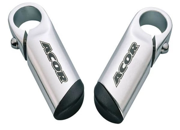 Acor ABZ2003L alumínium kormányszarv, ovális, 110 mm, ezüst színű