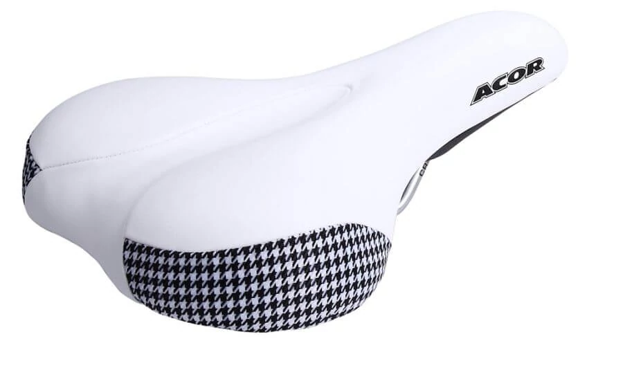 Acor ASD21202 komfort nyereg, 265x200 mm, 406 g, fehér