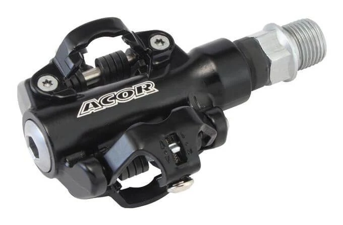 Acor APD21009 Shimano SPD rendszerű ipari csapágyas MTB patentpedál, fekete