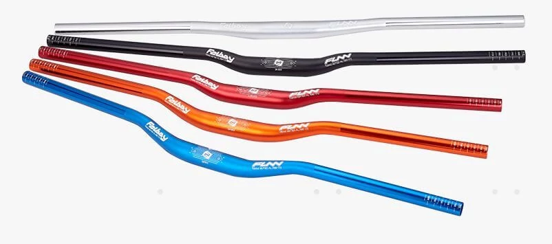 Funn Fatboy hajlított MTB kormány, 31,8x750x30 mm, alumínium, ezüst