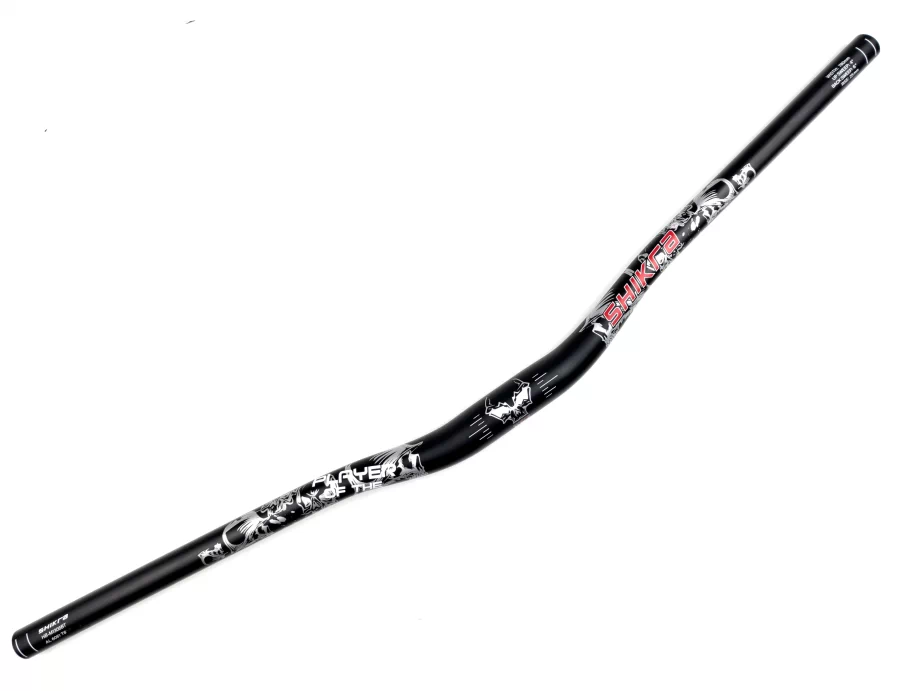 Shikra hajlított MTB kormány, 31,8x780x25 mm, 6061 alumínium, matt fekete