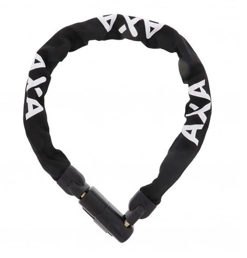 Axa Linq Pro integrált láncos lakat, 100 cm x 10 mm, fekete