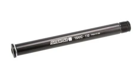SR Suntour 15AH2 100x15 mm-es első átütőtengely, menetes