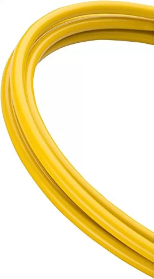 Saccon Yellow hosszanti szálas fékbowden-ház, 5 mm, méterre, okkersárga