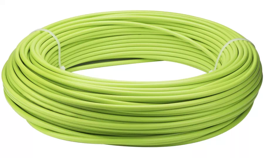 Saccon Green hosszanti szálas fékbowden-ház, 5 mm, méterre, világoszöld
