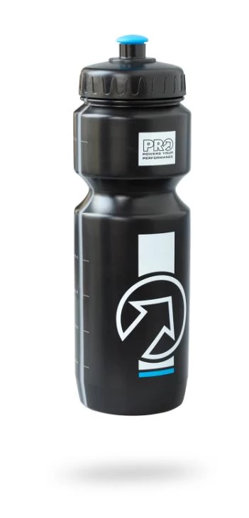 PRO műanyag kulacs, 800 ml, csavaros, fekete