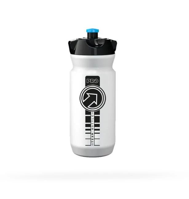 PRO Team műanyag kulacs, 600 ml, csavaros, fehér