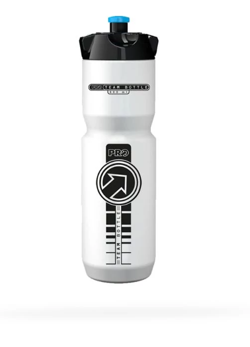 PRO Team műanyag kulacs, 800 ml, csavaros, fehér