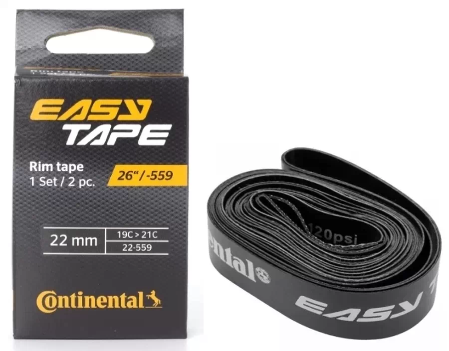 Continental Easy Tape 26 (559x22 mm) nagynyomású tömlővédő felniszalag, párban, fekete