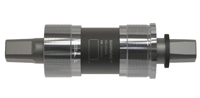 Shimano BB-UN300 négyszögtengelyes középcsapágy, 68/118 mm, alu csészés, OEM kiszerelés