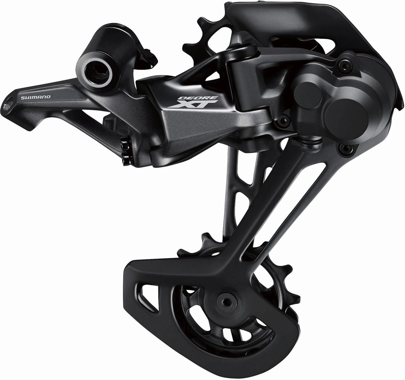 Shimano Deore XT RD-M8100 MTB hátsó váltó, 12s, hosszú kanalas, Shadow RD+, fekete