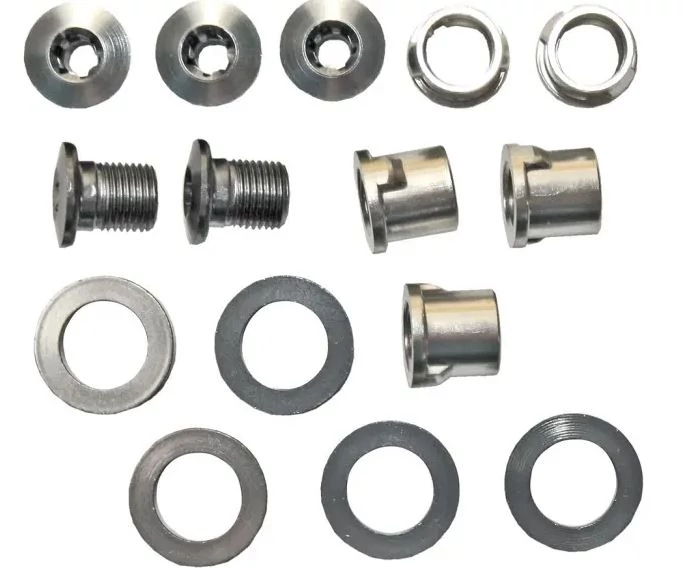 Shimano FC-6703 lánckerék rögzítő csavar szett (5 db), torx, kis lánckerékhez