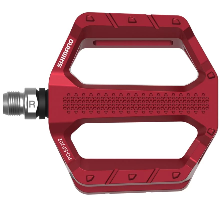 Shimano PD-EF202 platform pedál, alumínium, piros