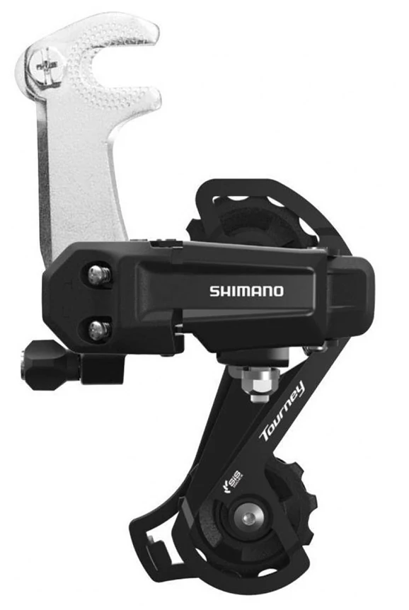 Shimano Tourney RD-TY200 hátsó váltó, 6-7s, füles rögzítésű, közepes kanalas, fekete, OEM kiszerelés