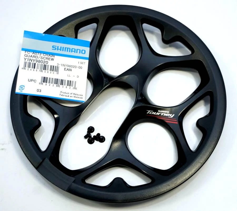 Shimano FC-A073 hajtómű védő, 50T, 5 lukas, fekete, csavarokkal
