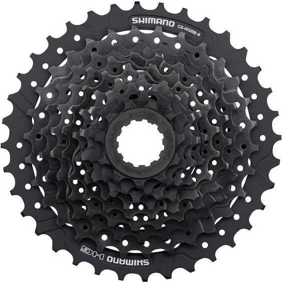 Shimano Acera CS-HG200-9 kazettás lánckeréksor, 9s, fekete, 11-36T, csomagolás nélkül