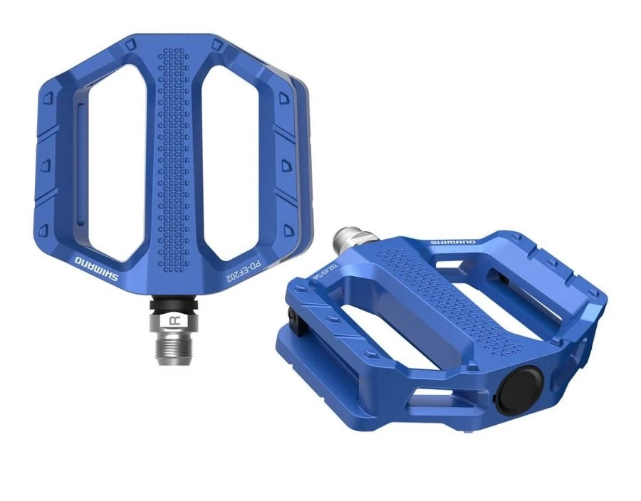 Shimano PD-EF202 platform pedál, alumínium, kék
