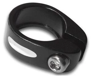 Spyral Robust csavaros nyeregcső bilincs, 31,8 mm, alumínium, fekete