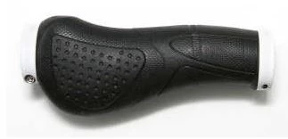 Spyral Touring Lock ergonómikus, bilincses markolat, 135 mm, fekete, fehér bilinccsel