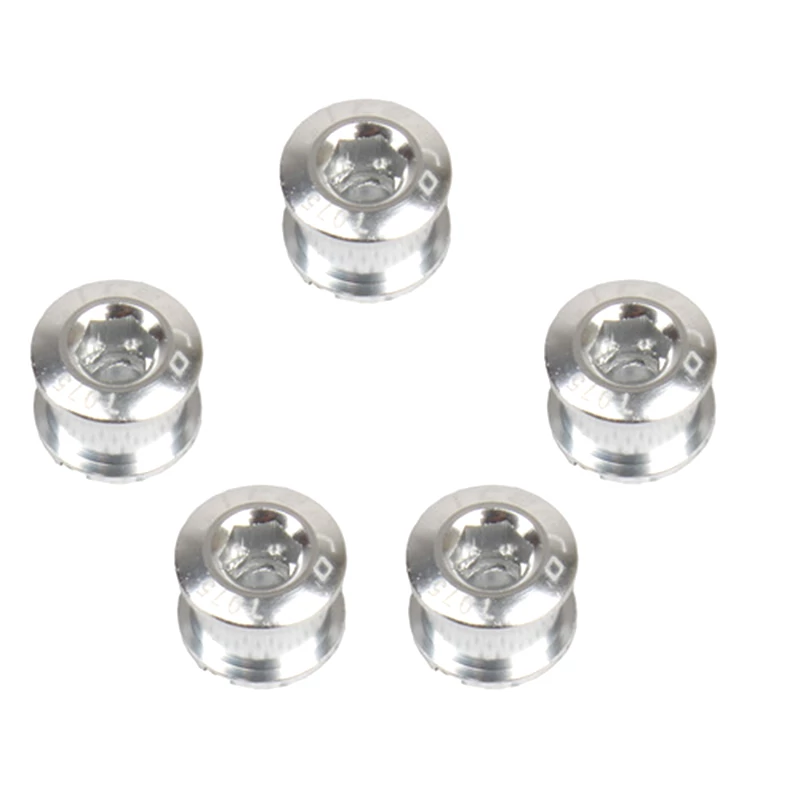 Spyral Speed 6,5 mm-es hajtómű csavar szett, 5 db, alumínium, ezüst