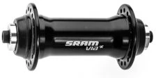 Sram VIA GT első kerékagy, 32H, gyorszáras, fekete