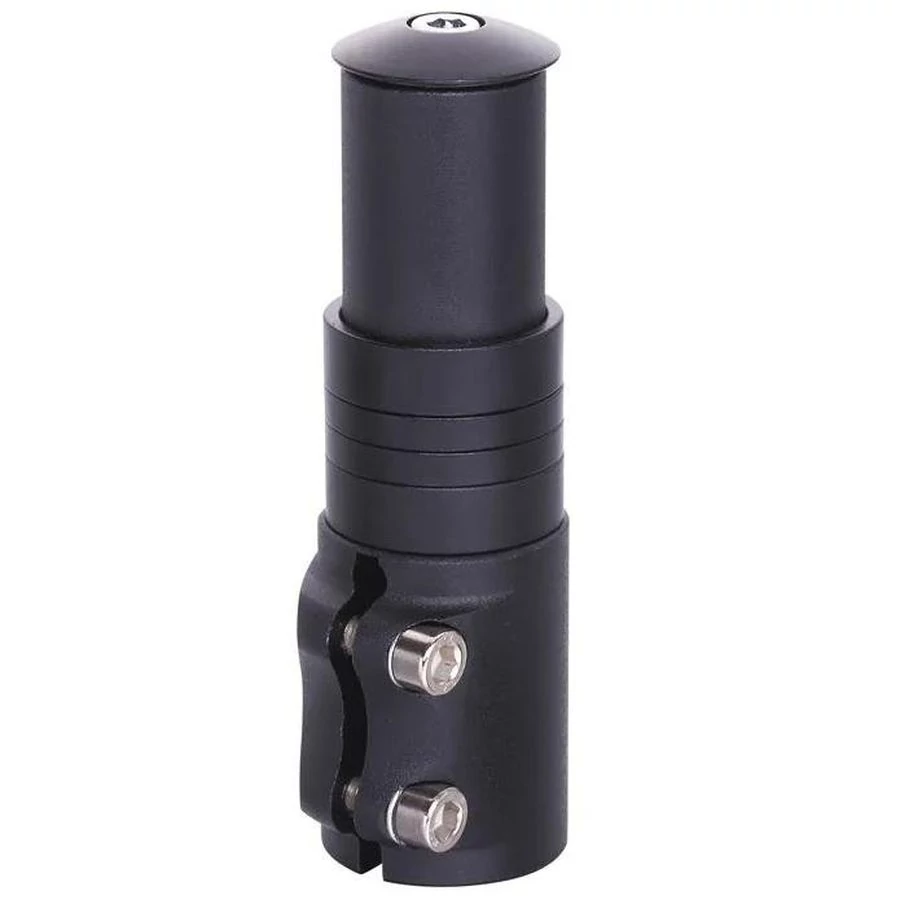 VeloGo 1 1/8 A-Head (28,6 x 85 mm) kormányszár emelő, magasító, alumínium, fekete