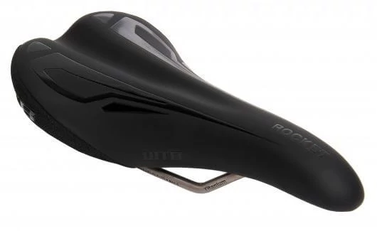 WTB Rocket Team MTB férfi sport nyereg, titánium pálcával, 265x130 mm, 210g, feket​e