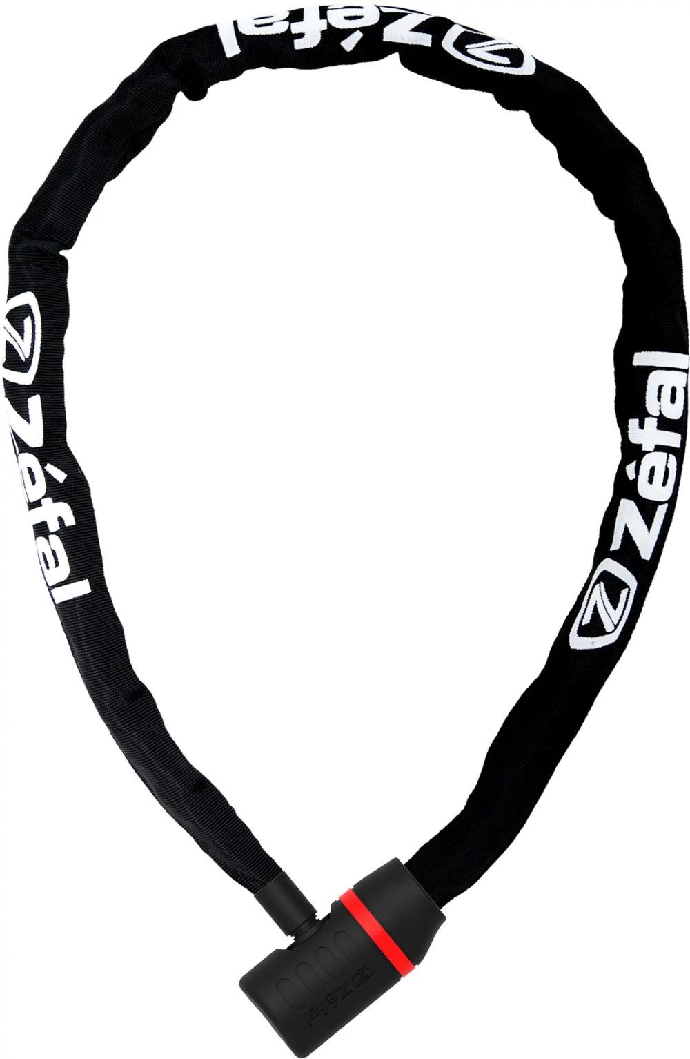 Zefal K-Traz M14 kulcsos láncos lakat, 8 mm x 120 cm, fekete