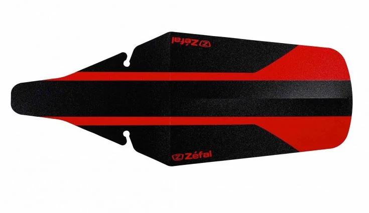 Zefal Shield Lite XL nyeregre szerelhető műanyag sárvédő MTB kerékpárokhoz, fekete-piros