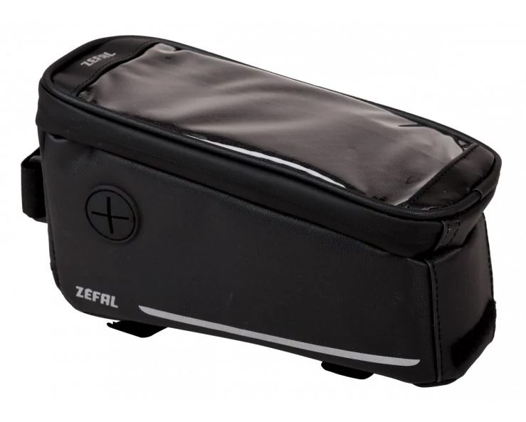 Zefal Z Console Pack T2 felsőcső táska, mobiltelefon tartóval, 1,3L, fekete