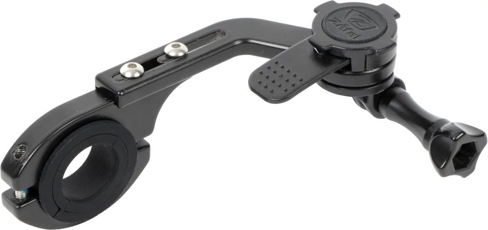 Zefal Z Handlebar Mount előrenyúló telefontartó kerékpárra, akciókamera konzollal, alumínium, fekete