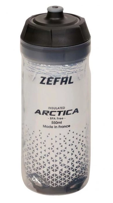 Zefal Arctica 55 hőszigetelt (2,5 óra) kulacs, 550 ml, csavaros, ezüst-fekete