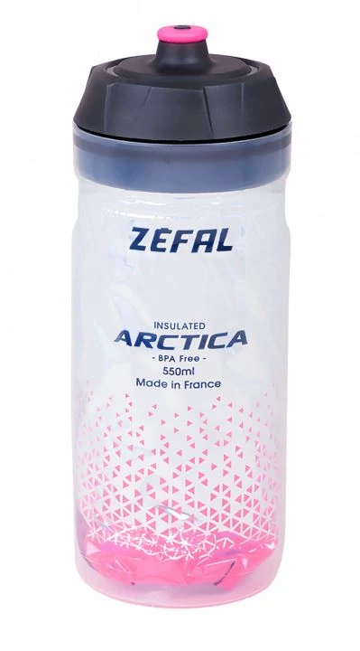 Zefal Arctica 55 hőszigetelt (2,5 óra) kulacs, 550 ml, csavaros, ezüst-rózsaszín