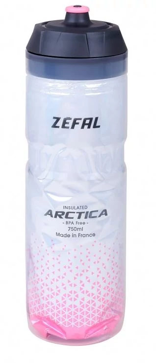 Zefal Arctica 75 hőszigetelt (2,5 óra) kulacs, 750 ml, csavaros, ezüst-rózsaszín