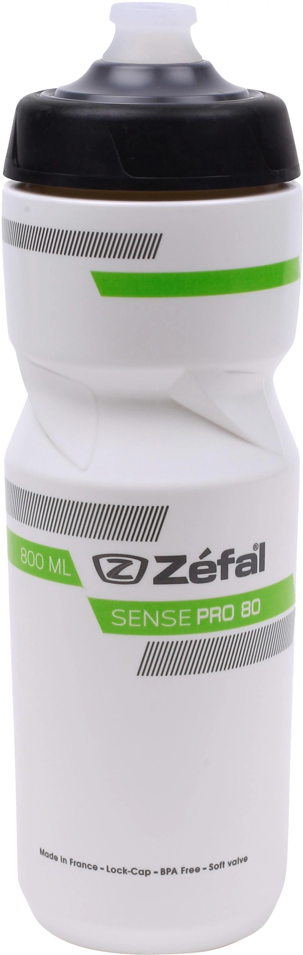 Zefal Sense Pro 80 kulacs, 800 ml, csavaros, fehér-zöld