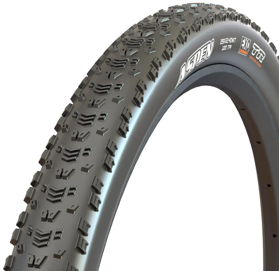 Maxxis Aspen 29x2,4WT (61-622) MTB külső gumi (köpeny), kevlárperemes, EXO, TL-Ready, 756g, fekete