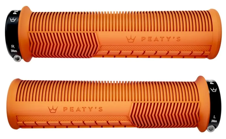Peaty's Monarch Mushroom bilincses gumi markolat, 138 mm, vékony, narancssárga, fekete bilinccsel