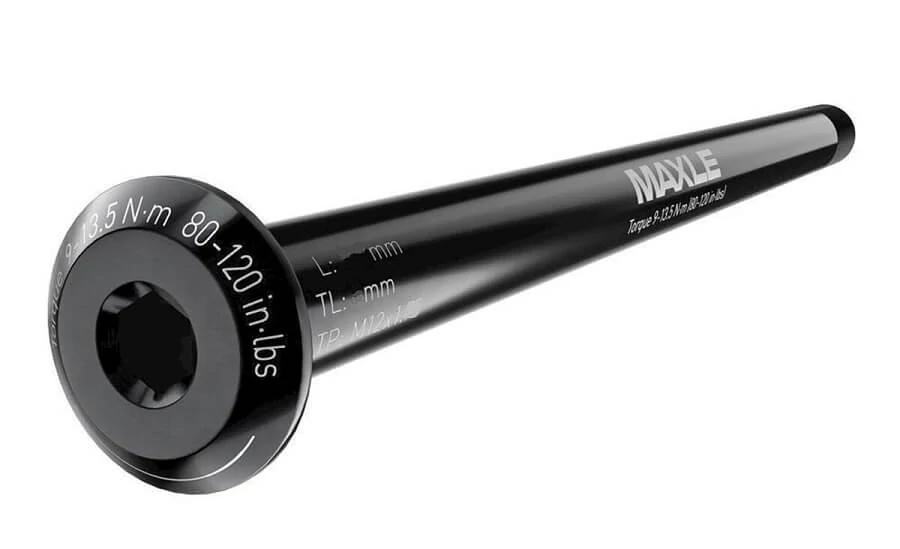 Sram Maxle Stealth hátsó átütőtengely csavaros, 12x142/164 mm, M12x1,5, alumínium, fekete