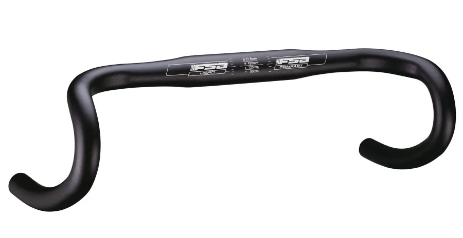 FSA Vero Compact országúti kormány, 31,8x440 mm, alumínium, fekete