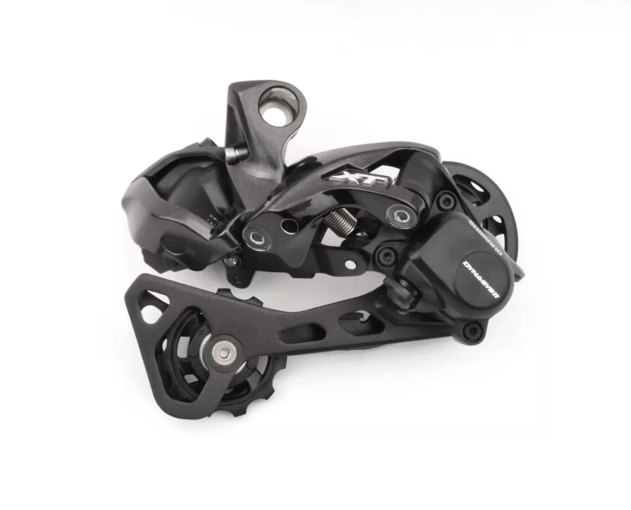 Shimano XT RD-M8050-GS Di2 közepes kanalas hátsó váltó, Shadow+, Direct Mount, 11s