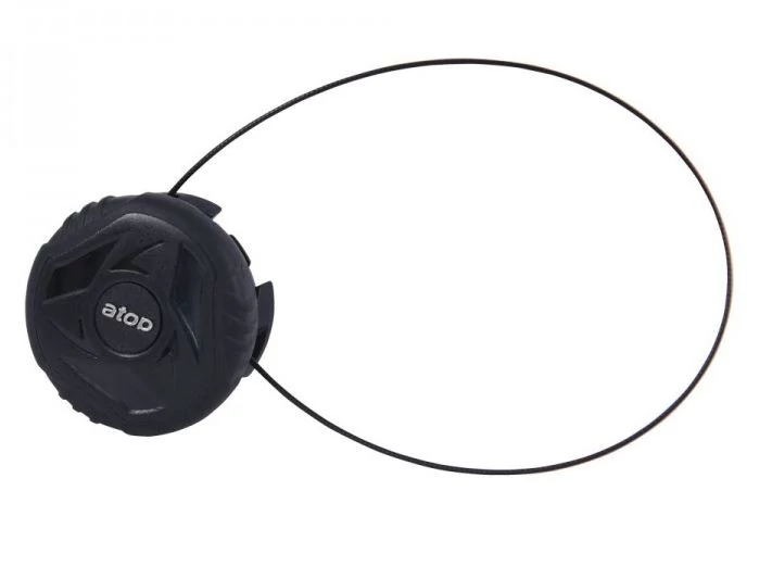 FLR A-A42 Reel Knob gyorsfűző, tekerővel, 40 cm, fekete, párban