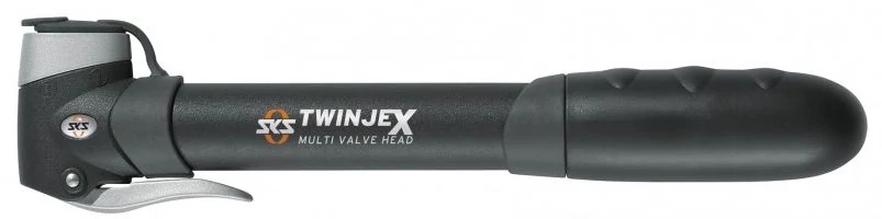 SKS Twinjex műanyag minipumpa, minden szeleptípushoz, 10 bar, fekete