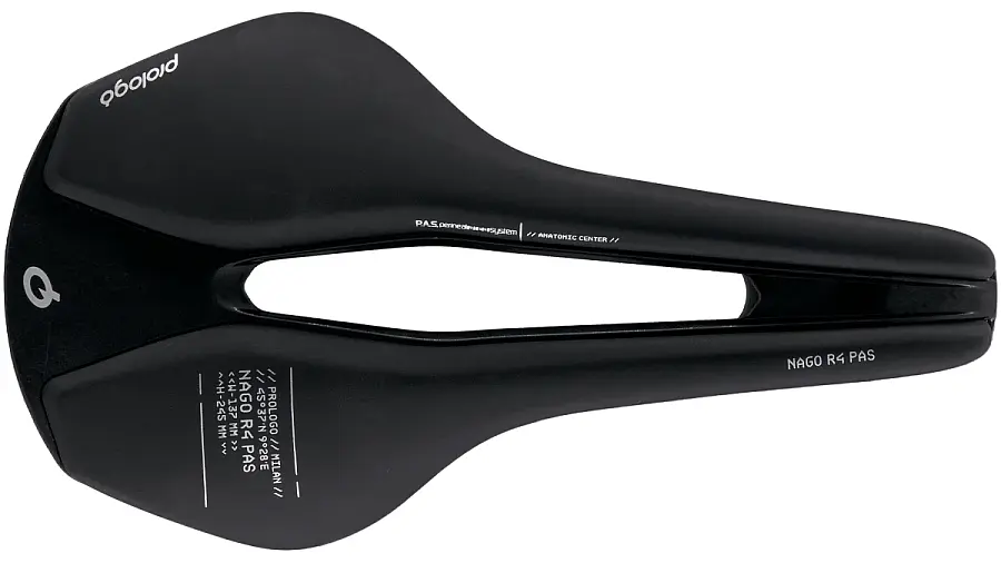 Prologo Nago R4 PAS férfi nyereg, TiroX, 245x137 mm, 191g, feket​e