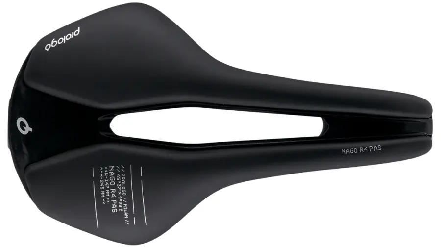 Prologo Nago R4 PAS férfi nyereg, TiroX, 245x147 mm, 203g, feket​e