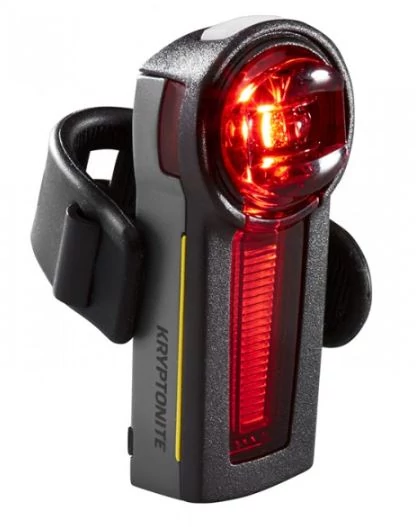Kryptonite Incite XR USB-ről tölthető hátsó lámpa, 6 LUX, fekete