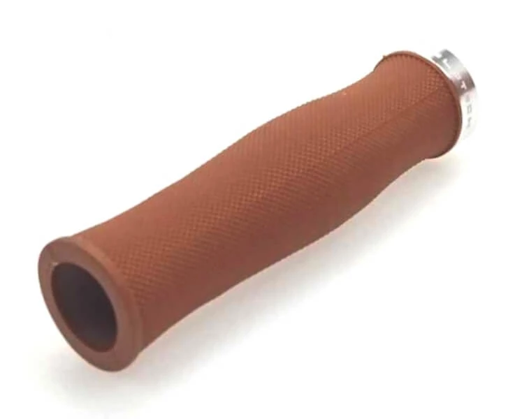 Velotech bilincses markolat, 130-130 mm, barna, ezüst színű bilinccsel