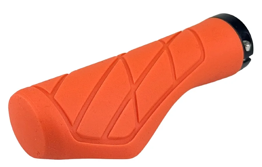 Velotech ergonomikus bilincses markolat, 135 mm, narancssárga, fekete bilinccsel