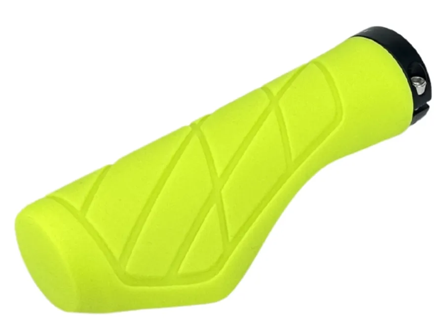 Velotech ergonomikus bilincses markolat, 135 mm, neonsárga, fekete bilinccsel